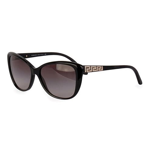 versace clear cat eye sunglasses|black versace sunglasses with rhinestones.